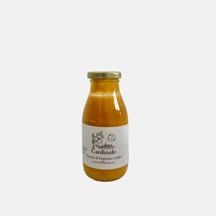 Passata gele datterino-tomaatjes Cardinale