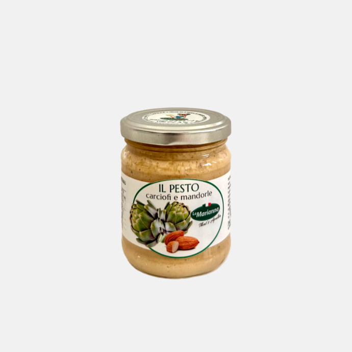 Pesto van artisjok en amandel