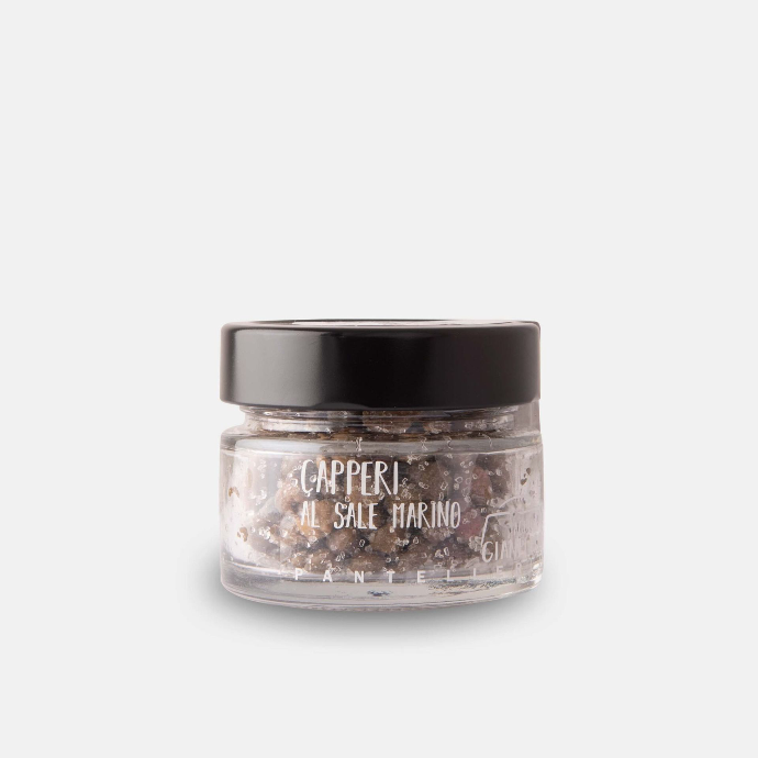 Kappertjes uit Pantelleria, heel klein en op zout 100gr