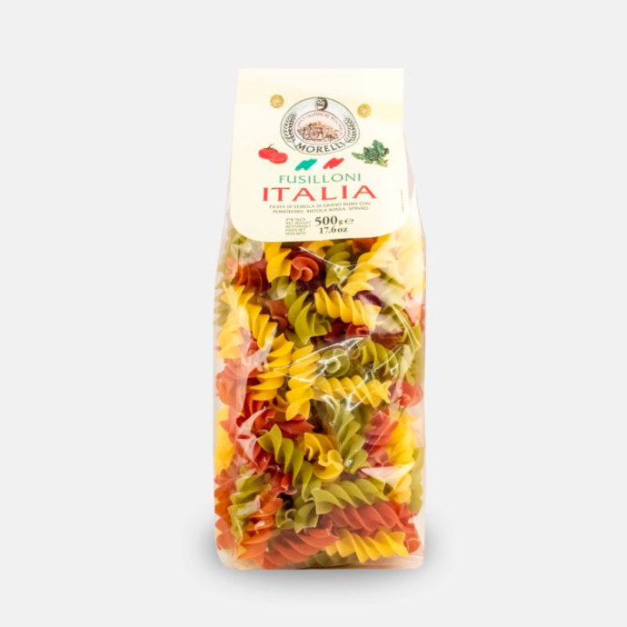 Fusilloni driekleur