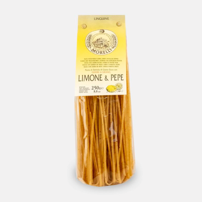 Linguine citroen en zwarte peper