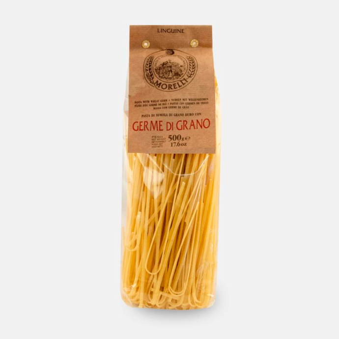 Linguine met de kiem van de graankorrel
