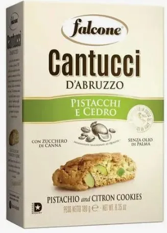 Cantuccini met PISTACHE - CITROEN (180 gr)